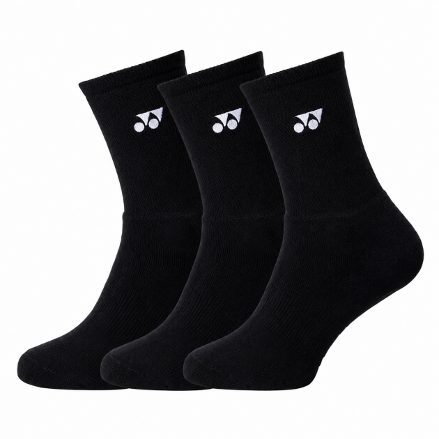 Шкарпетки Yonex 19254 Quarter Socks Black (3 pcs)
