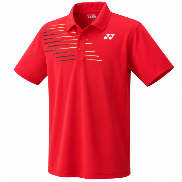 Футболка Yonex 12133 Men’s Polo T-Shirt Crystal Red