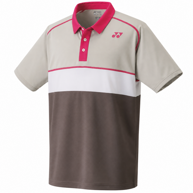 Футболка Yonex 10137 Men’s Polo T-Shirt Ice Gray