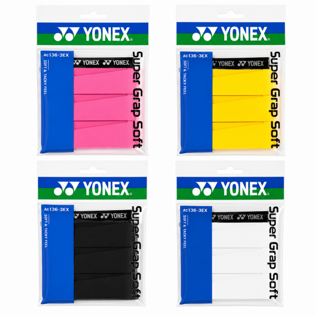 Намотки Yonex ас136 - 3ЕХ Super Grap Soft 