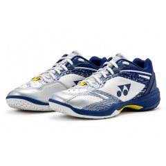 Кросівки для бадмінтону Yonex SHB-65 Z4 Wide VA Silver Navy Кросівки для бадмінтону Yonex SHB-65 Z4 Wide VA Silver Navy