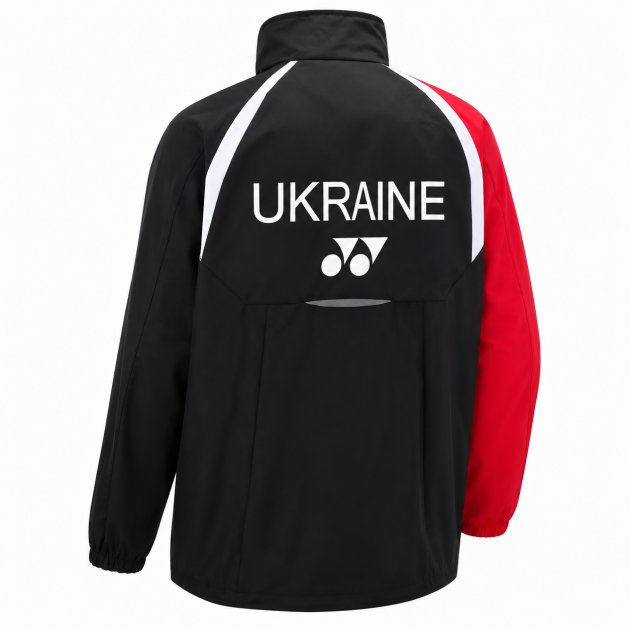 Кофта Yonex 70033 Warm-up Jacket Black (Ukrainian Team)