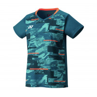 Футболка жіноча Yonex YW0034 Crew Neck Blue Green