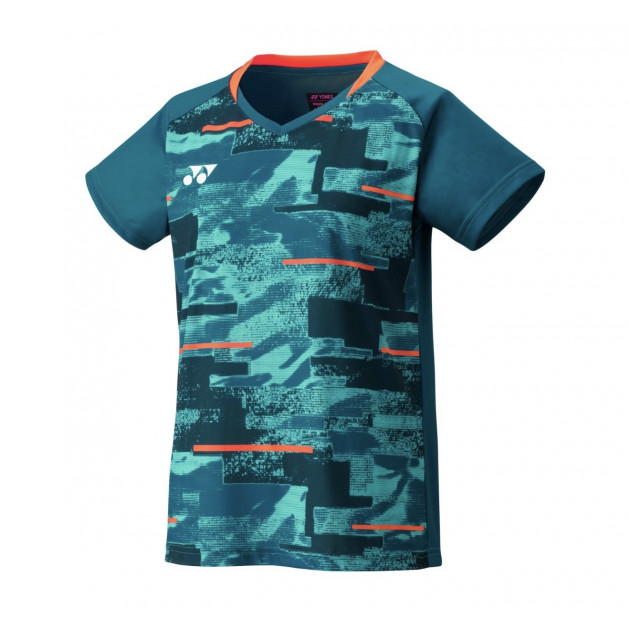 Футболка жіноча Yonex YW0034 Crew Neck Blue Green