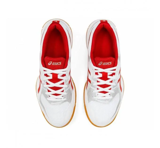 ASICS GEL-ROCKET 9 ホワイト/クラシックレッド 23.0 cm アシックスインドアシューズゲルロケット9(ホワイト