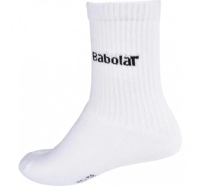 Носки Babolat белые (3 пары)