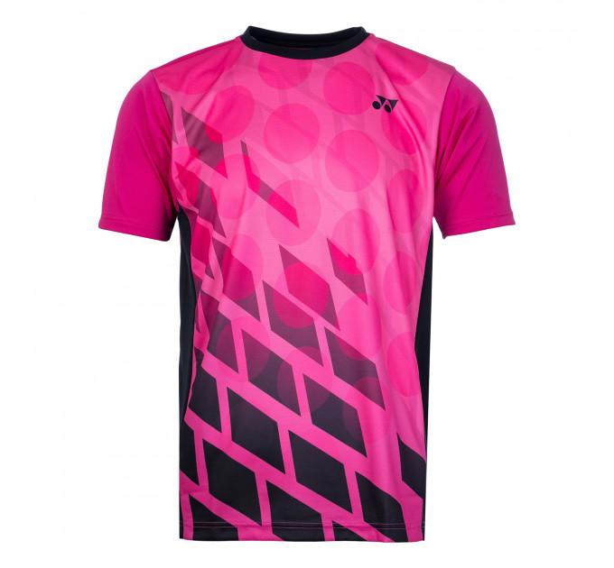 Спортивная футболка Yonex 16369EX Black/Pink ✅