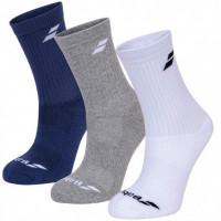 Шкарпетки спортивні Babolat 3 PAIRS PACK SOCKS (Пакунок,3 пари) 5UA1371/1033 ✔