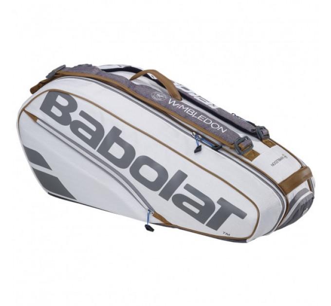 Чохол для тенісних ракеток Babolat RH X6 PURE WIMBLEDON (6 ракеток) 751230/101 ✔