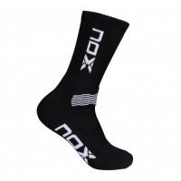 Носки мужские Nox MC Negro Logo Vertical Blanco Черные с белым