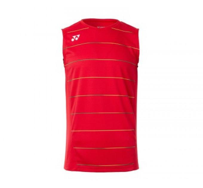 Спортивная майка Yonex 12153 Sleeveless Shirt Sunset Red ✅
