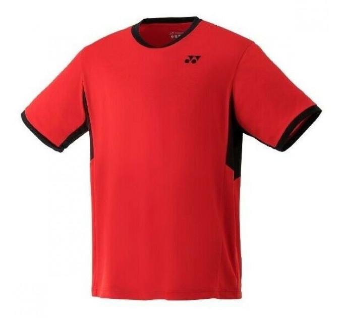 Футболка мужская Yonex YM0010 Crew Neck Sunset Red ✅