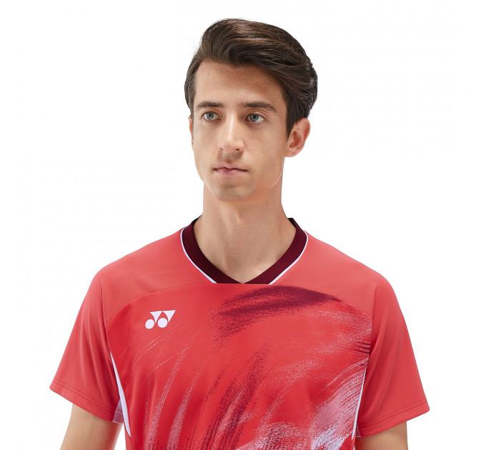 Футболка Чоловіча Yonex 10568 Tournament Pearl Red ✅