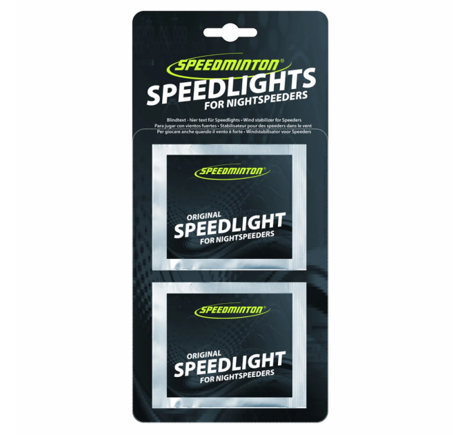 Вставки светящиеся Speedminton Speedlights 8шт - 400401 ✅