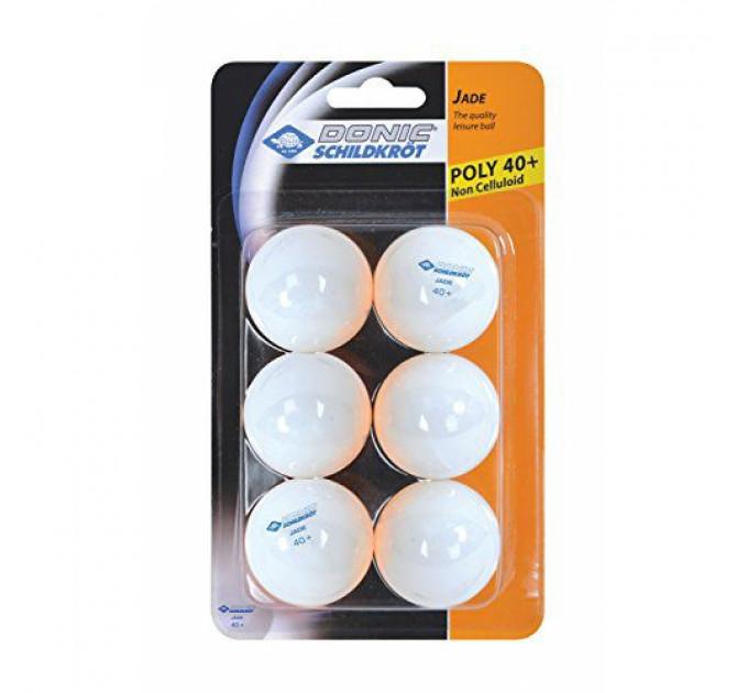 Мячи Donic Jade ball 40+ 6 шт white (blister card) ✅