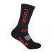 Шкарпетки NOX MC BLACK WITH RED VERTICAL LOGO