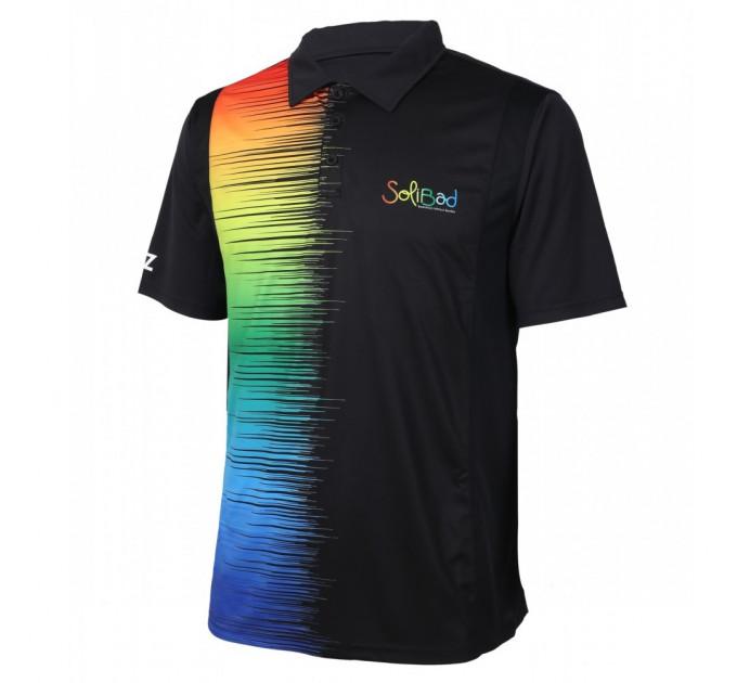 Футболка FZ FORZA Barry Polo Mens T-Shirt Solibad Black ✅