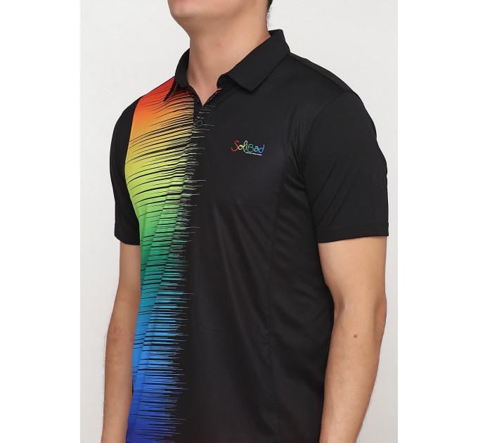 Футболка FZ FORZA Barry Polo Mens T-Shirt Solibad Black ✅