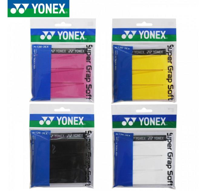 Намотка Yonex AC136EX Super Grap Soft (3 pcs) ✅