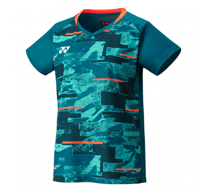 Футболка Жіноча Yonex YW0034 Crew Neck Blue Green ✅