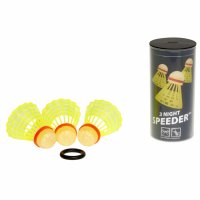 Набор воланов Speedminton Tube Nightpack 3 шт yellow - 400224