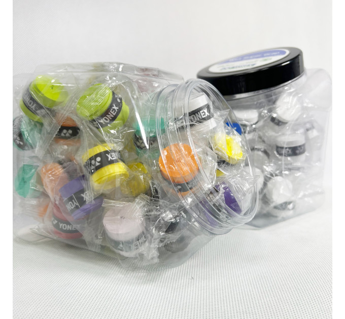 Намотки Yonex AC102-60 Super Grap Overgrip Bucket Pack (60 шт.) ✅