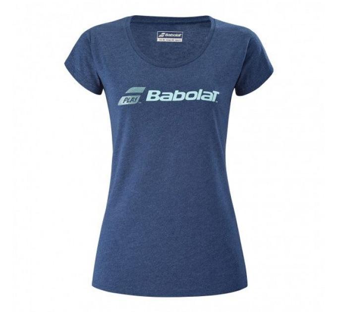 Футболка для тенісу жіноча Babolat EXERCISE GLITTER TEE WOMEN 4WS21443/4005 ✔