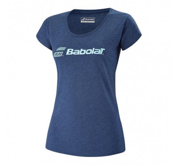 Футболка для тенісу жіноча Babolat EXERCISE GLITTER TEE WOMEN 4WS21443/4005 ✔