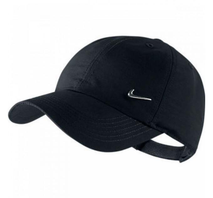 Кепка дет. Nike Metal Swoosh cap junior black ✅