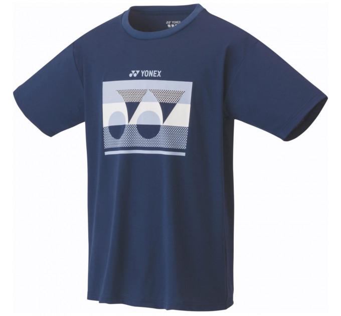 Футболка Yonex 16363EX Men`s T-Shirt Indigo Navy ✅