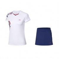 Комплект женский Li-Ning футболка с юбкой ✔ Комплект женский Li-Ning футболка с юбкой ✔